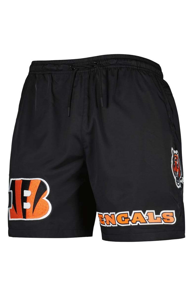 PRO STANDARD Men's Pro Standard Black Cincinnati Bengals Woven Shorts, Alternate, color, Black