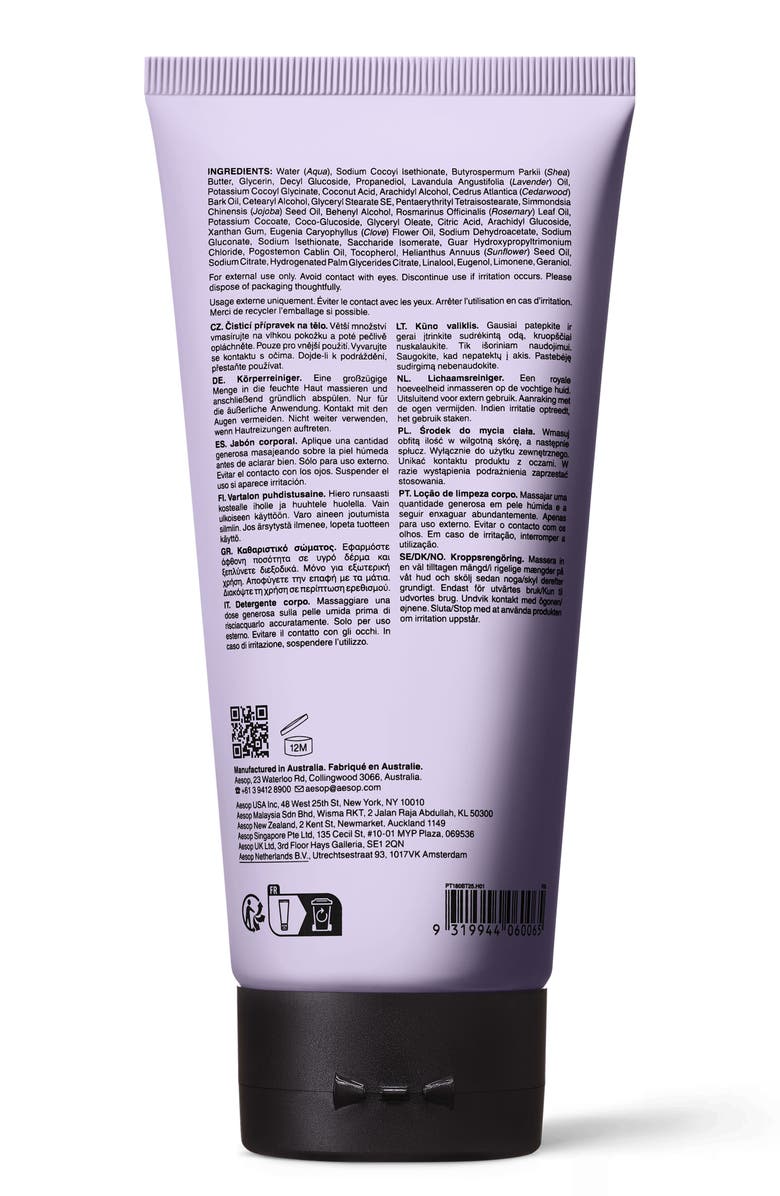 Aesop Eleos Nourishing Body Cleanser, Alternate, color, 