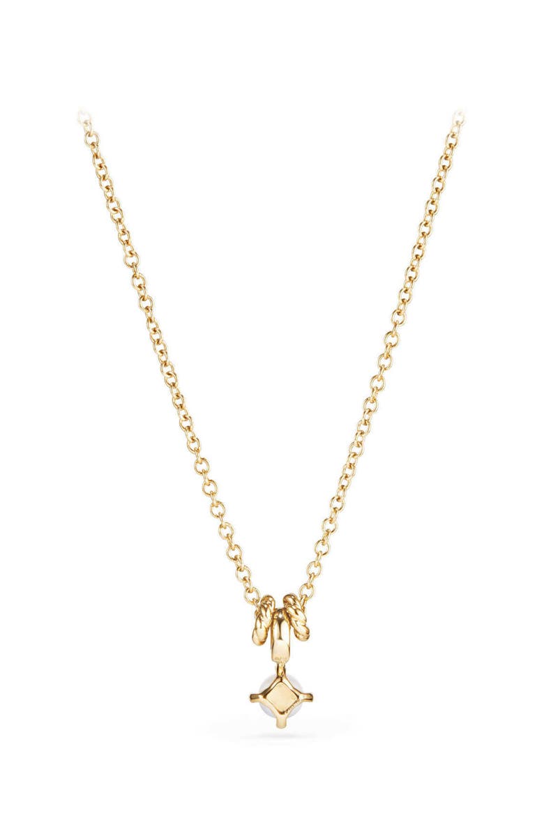 David Yurman Cable Collectibles<sup>®</sup> Kids' Birthstone Necklace in 18K Gold, Alternate, color, 