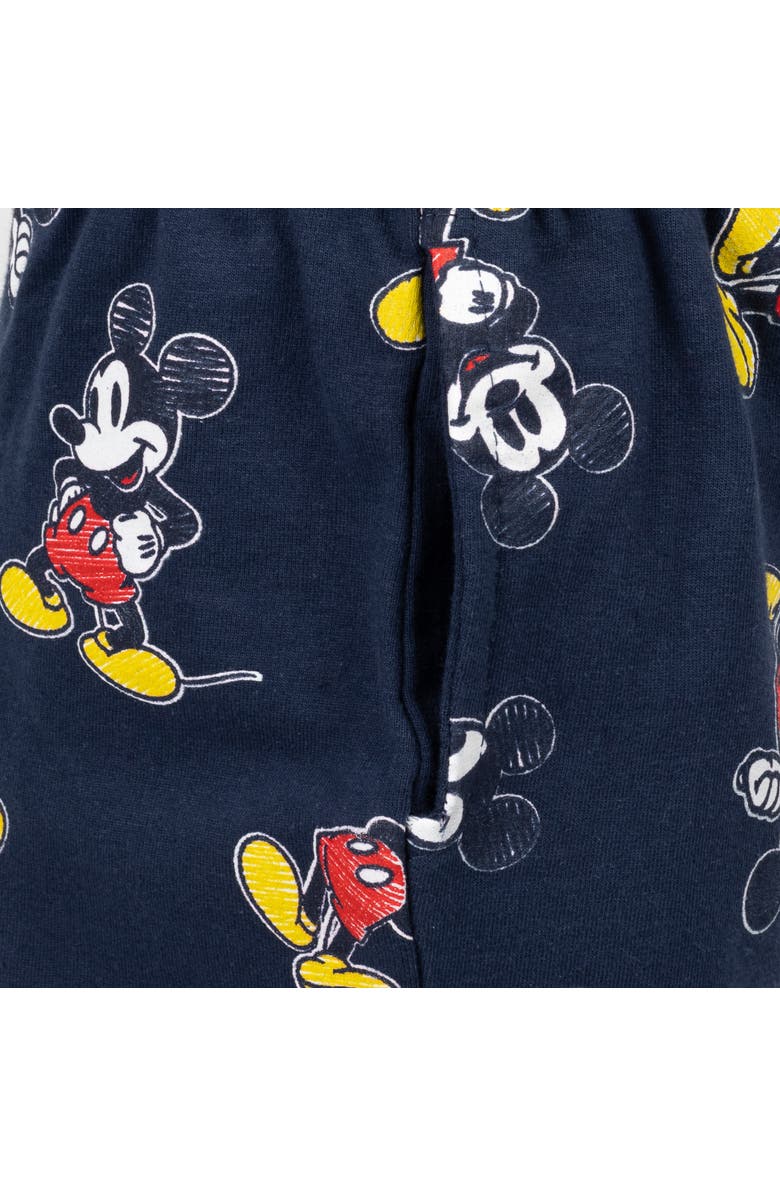 Disney Mickey Mouse 2-Piece T-Shirt and Shorts Set, Alternate, color, Mickey Grey Navy