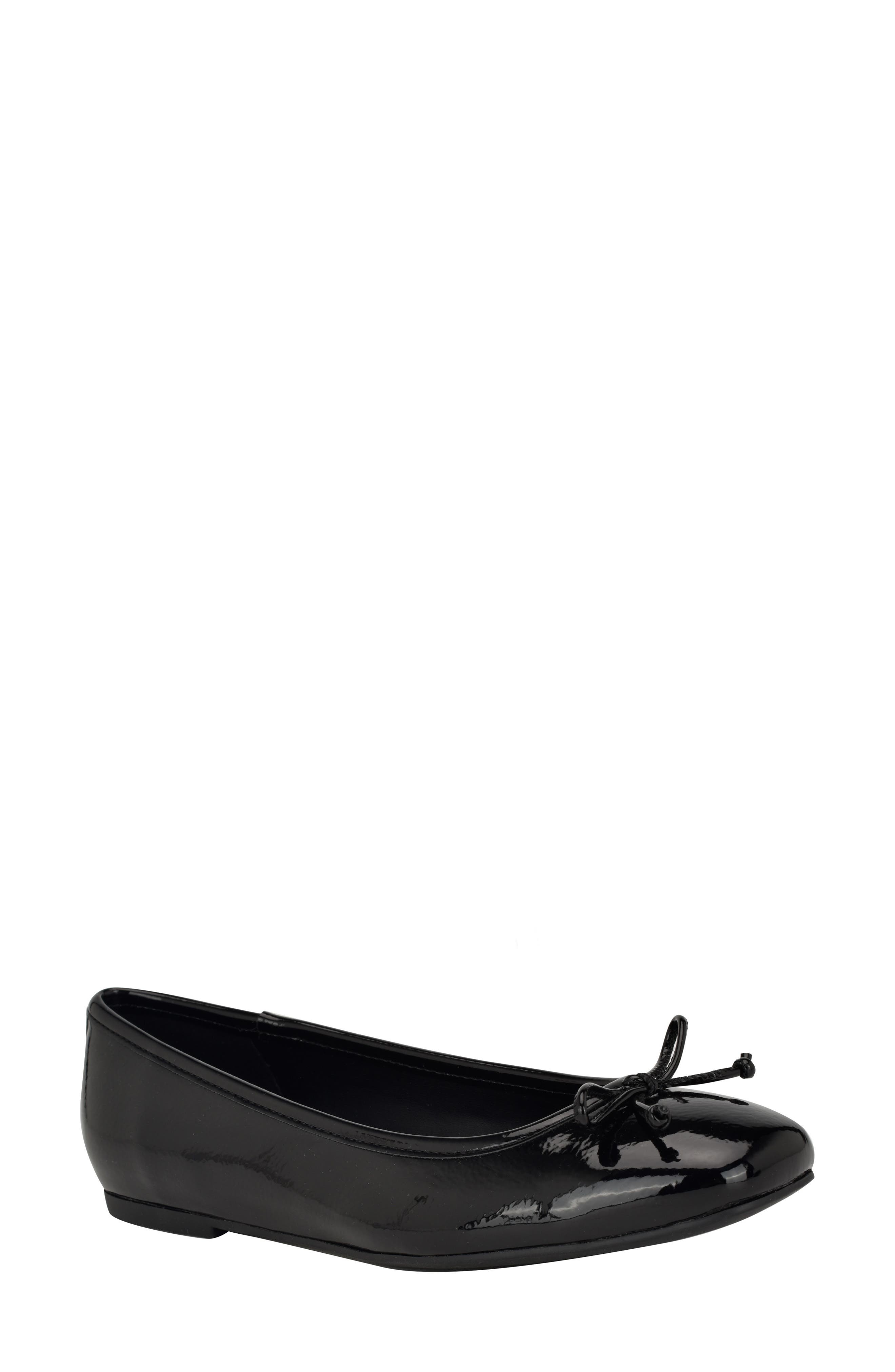 Calvin Klein Bronte Ballet Flat, Main, color, Black/Black