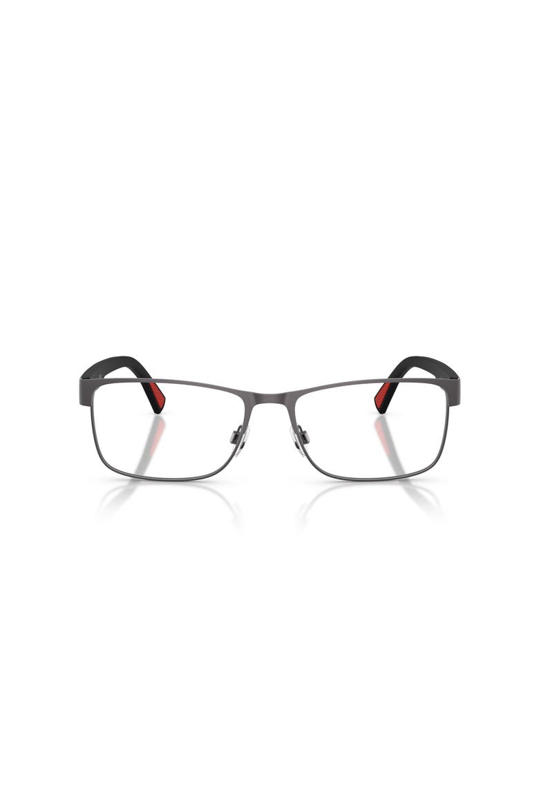 57mm Rectangle optical glasses, Alternate, color, Grey