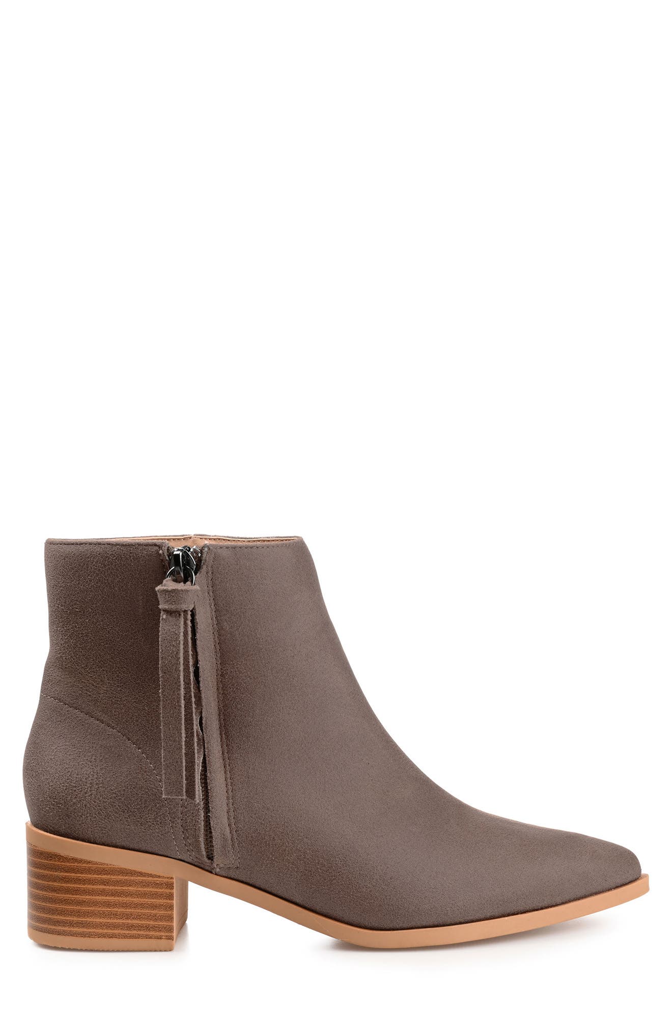 Journee Collection Comfort Foam Sadiya Bootie, Alternate, color, Brown