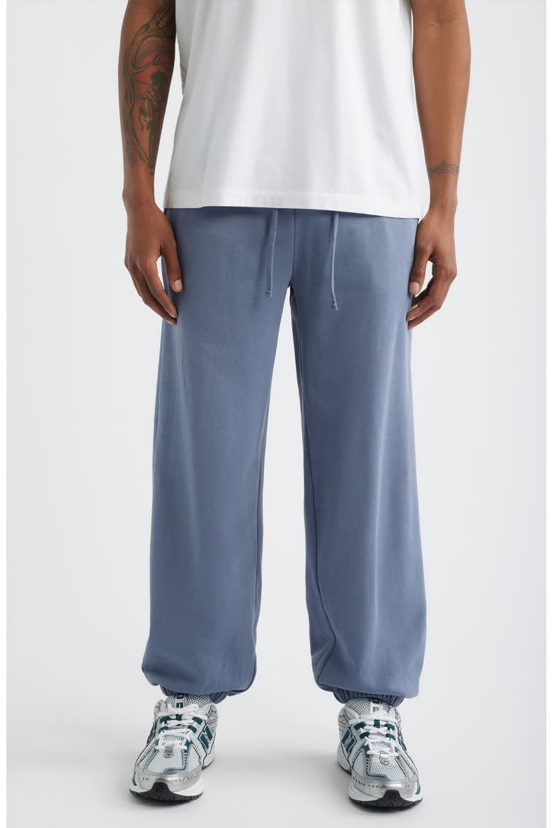 Baggy Cotton Sweatpants, Main, color, GREY FOLKSTONE