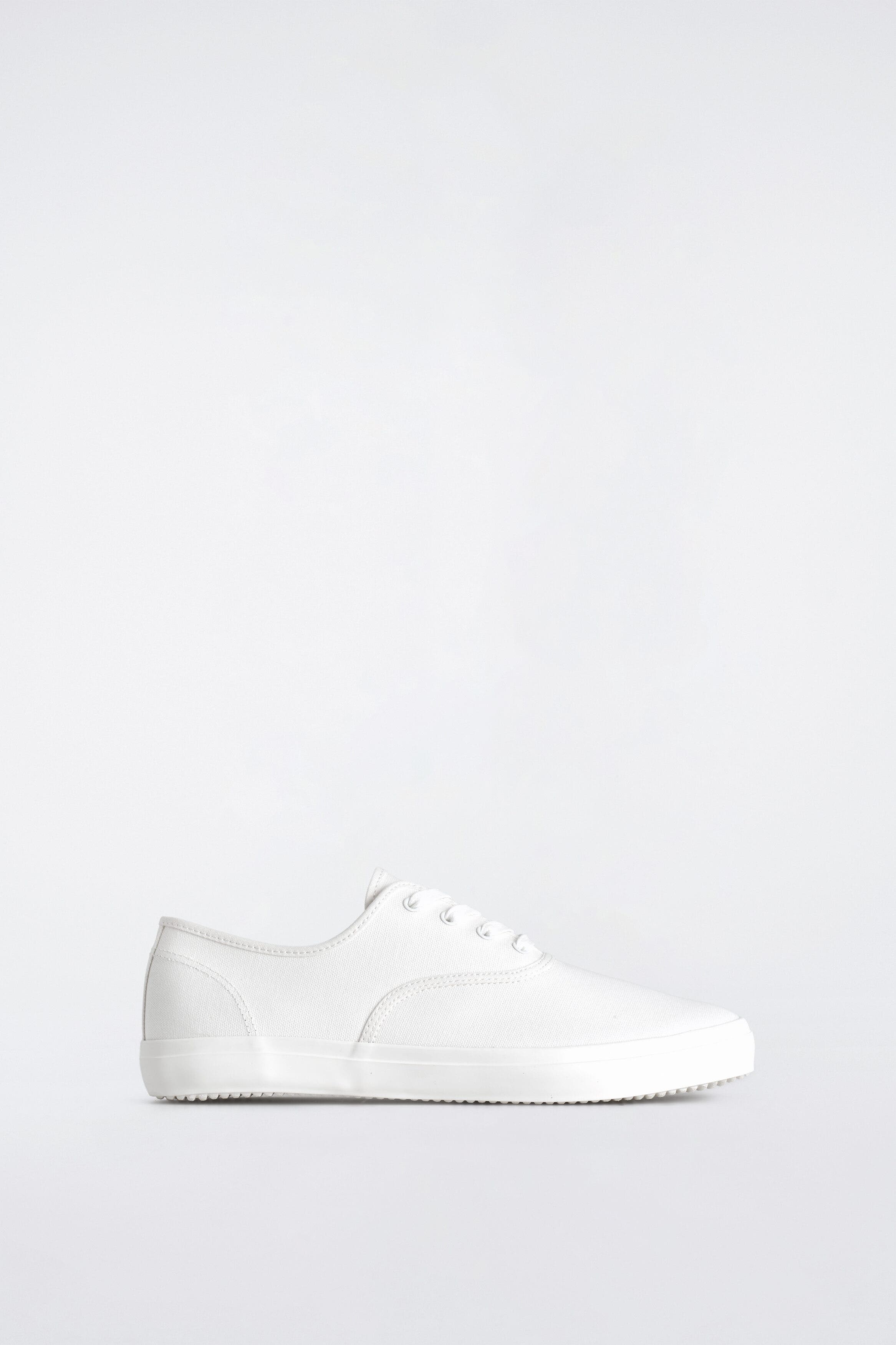 Canvas Plimsoll Sneakers, Main, color, WHITE