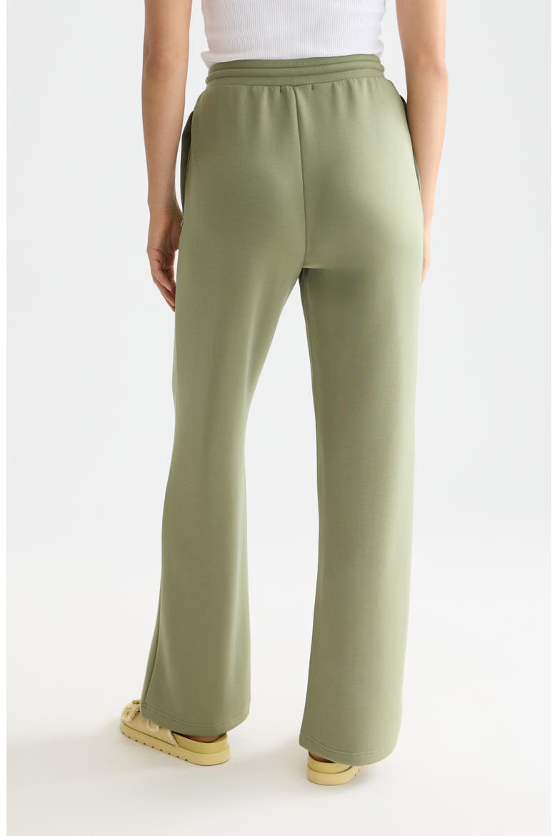 Pintuck Sweatpants, Alternate, color, OIL GREEN