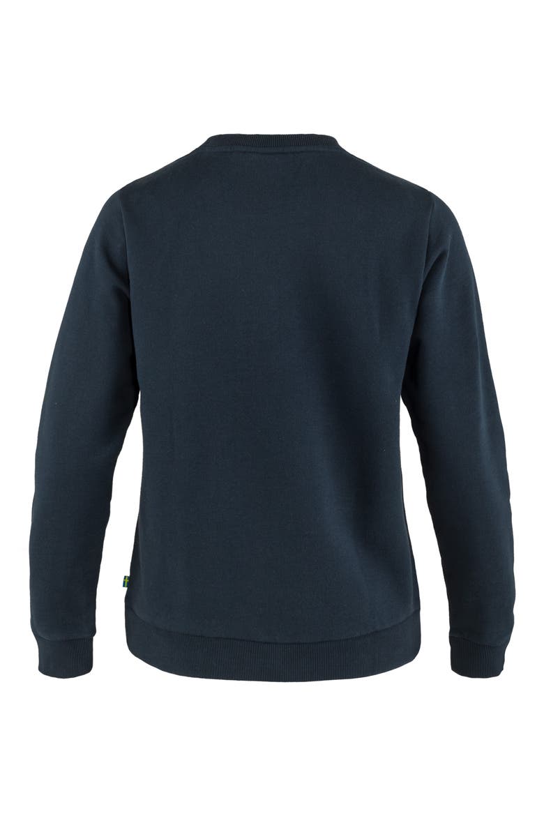 Organic Cotton Graphic Logo Sweatshirt, Alternate, color, DARK NAVY