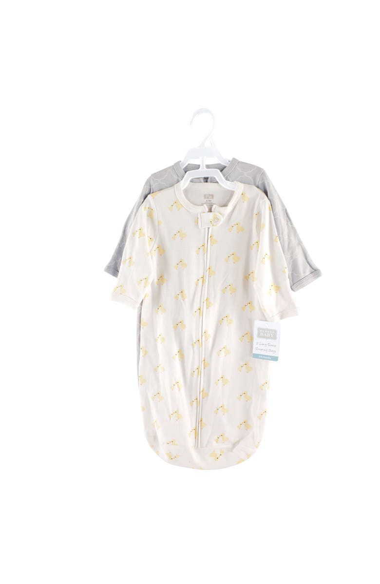 Hudson Baby Cotton Long-Sleeve Wearable Sleeping Bag, Alternate, color, Duck