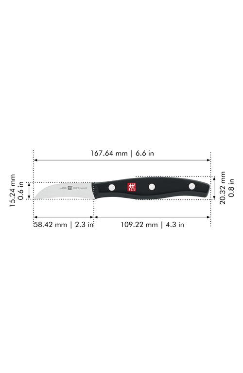 Zwilling Twin Signature 2.75-inch Bird's Beak Peeling Knife In Black