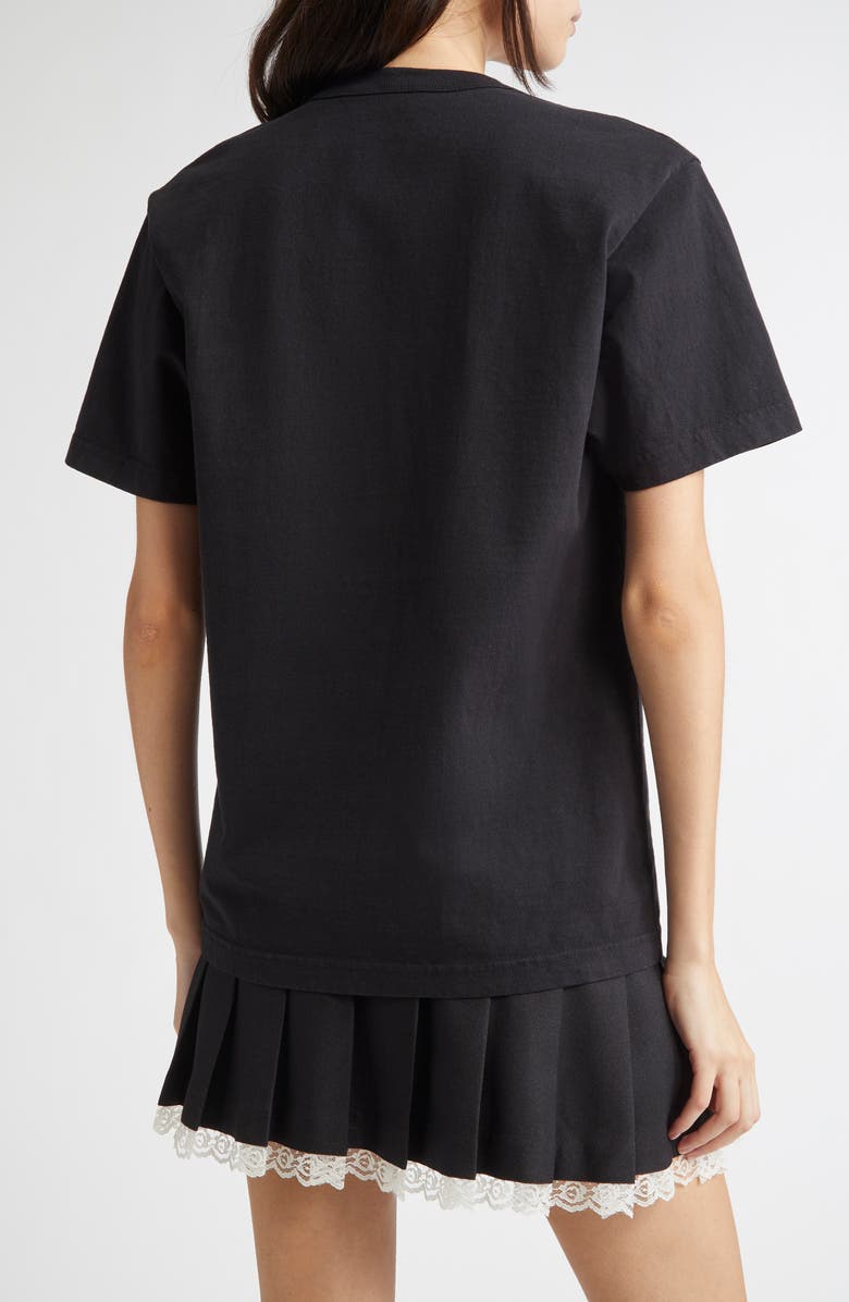 Tanner Fletcher Gender Inclusive Stuart Lace Pocket T-Shirt, Alternate, color, Black