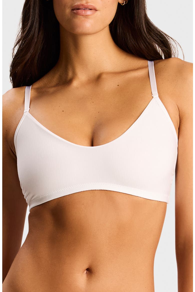 Butter Bralette, Main, color, WHITE