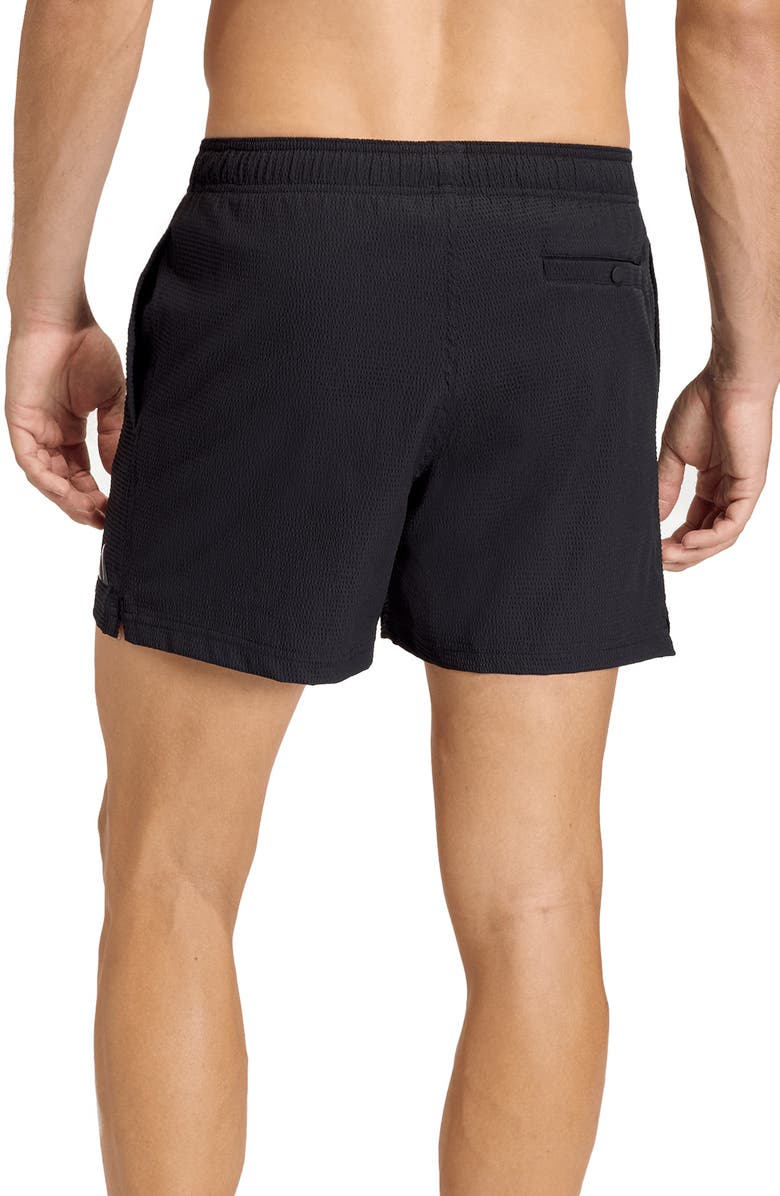 adidas Iconisea Swim Trunks, Alternate, color, Black