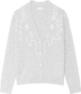 Zadig & Voltaire Mirkas Strass Cashmere Cardigan