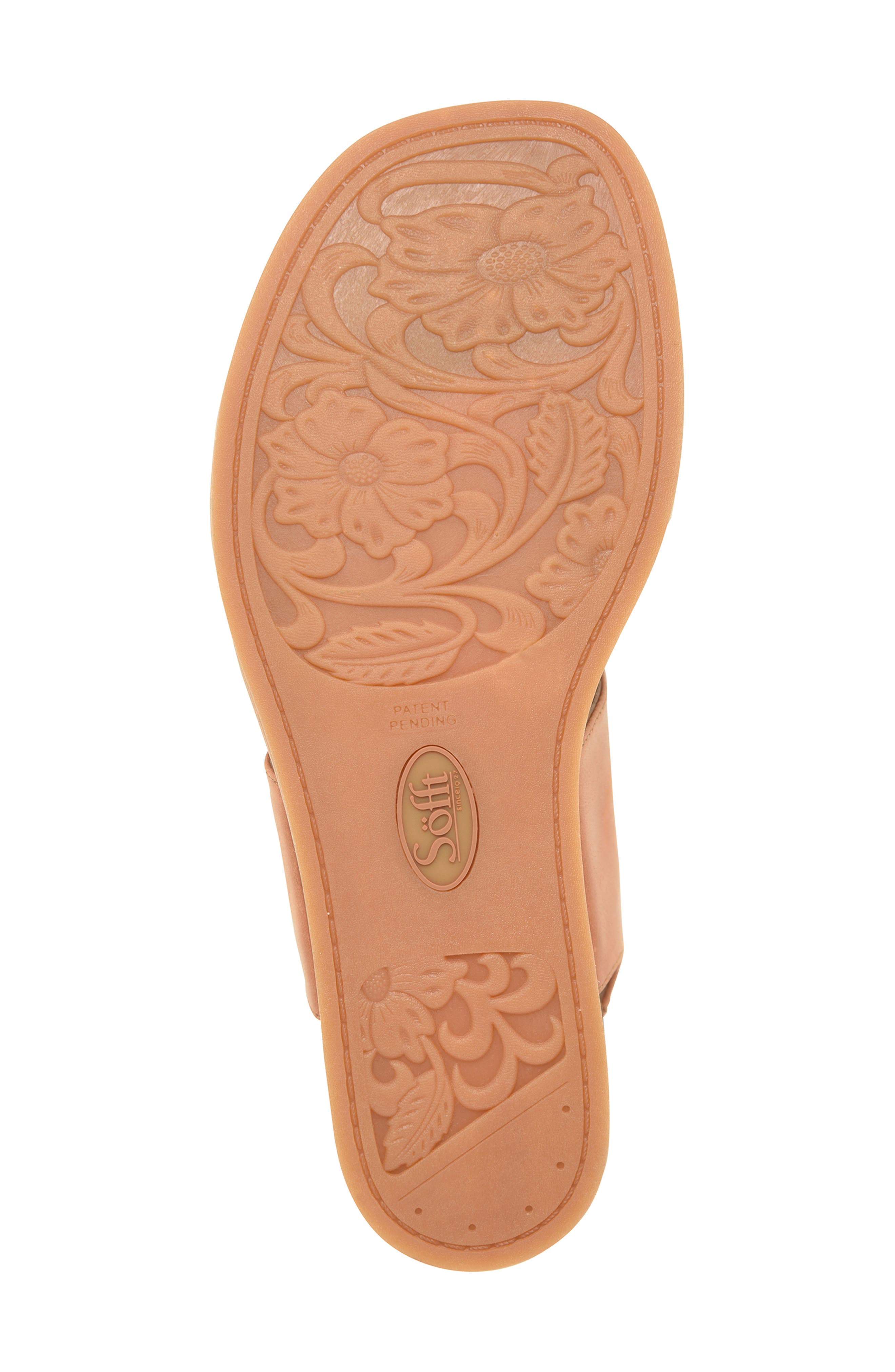 Peggie Wedge Sandal, Alternate, color, LUGGAGE/ GOLD