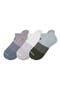 Assorted 3-Pack Colorblock Ankle Socks