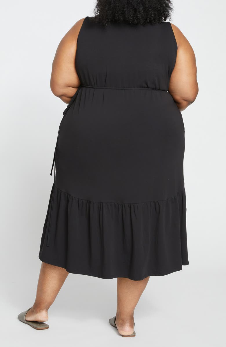 Universal Standard Twirl Tiered Wrap Dress, Alternate, color, 