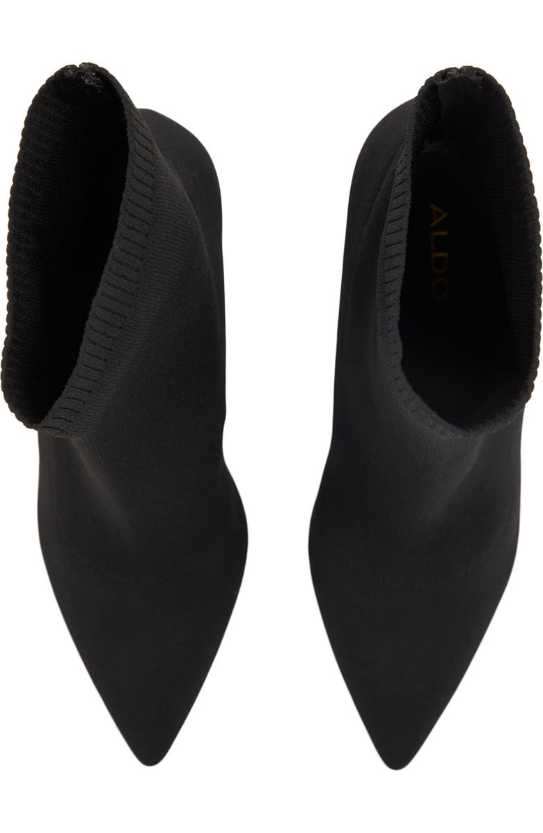ALDO Phara Pointed Toe Sock Bootie, Alternate, color,