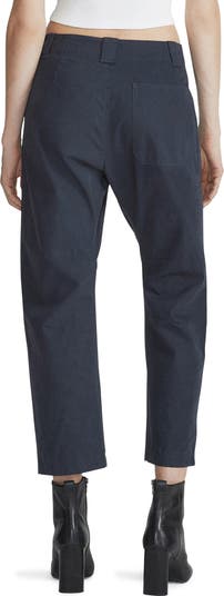 Leyton Crop Cotton Work Pants