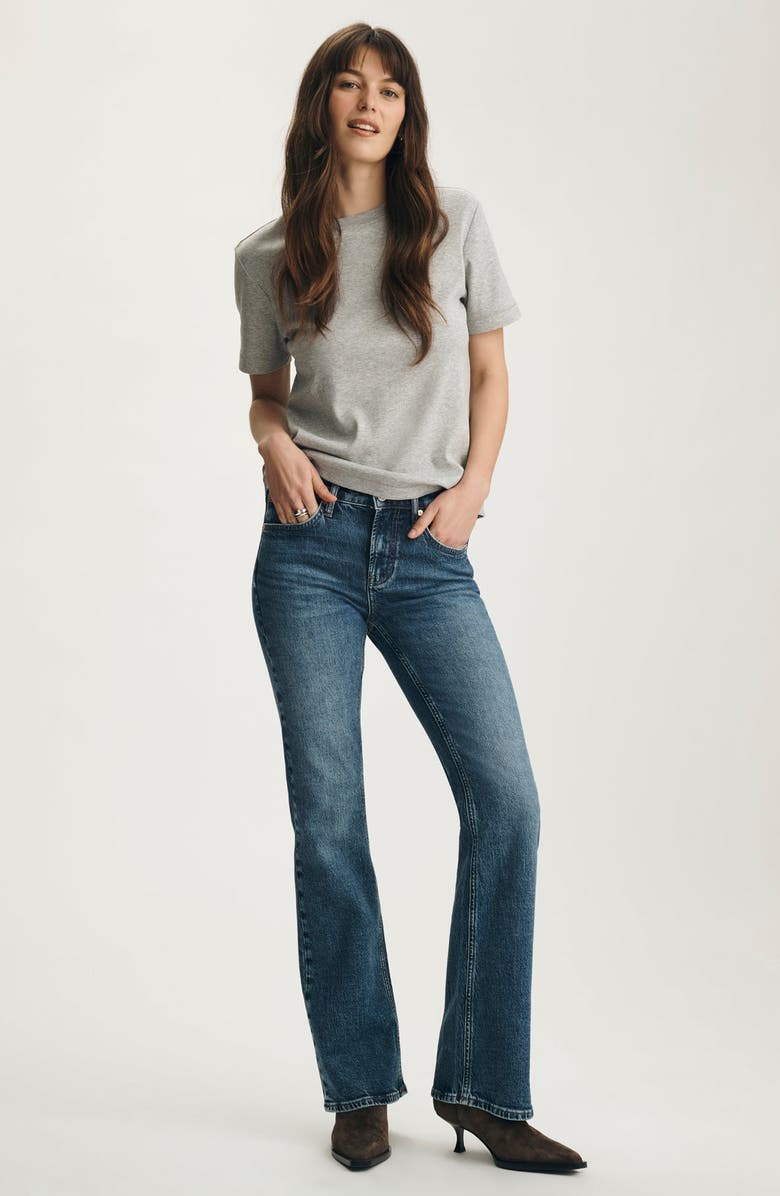 Mavi Jeans Nina Crewneck Cotton T-Shirt, Alternate, color, 