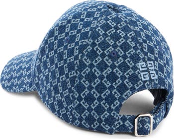   Jeans Small Monogram Baseball キャップ ホワイト Givenchy Monogram 72 Denim Baseball Cap | Nordstrom