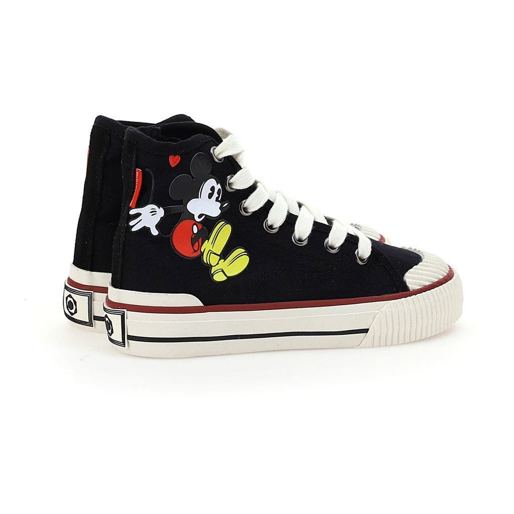 Master of Arts Mickey High Top Sneakers, Alternate, color, Black