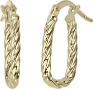 Bony Levy 14K Gold Twisted Hoop Earrings
