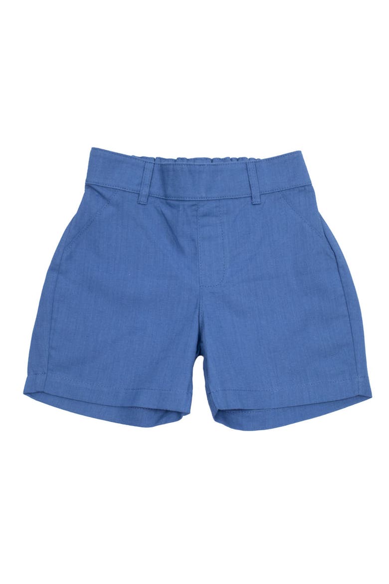 Linen Shorts, Main, color, Blue
