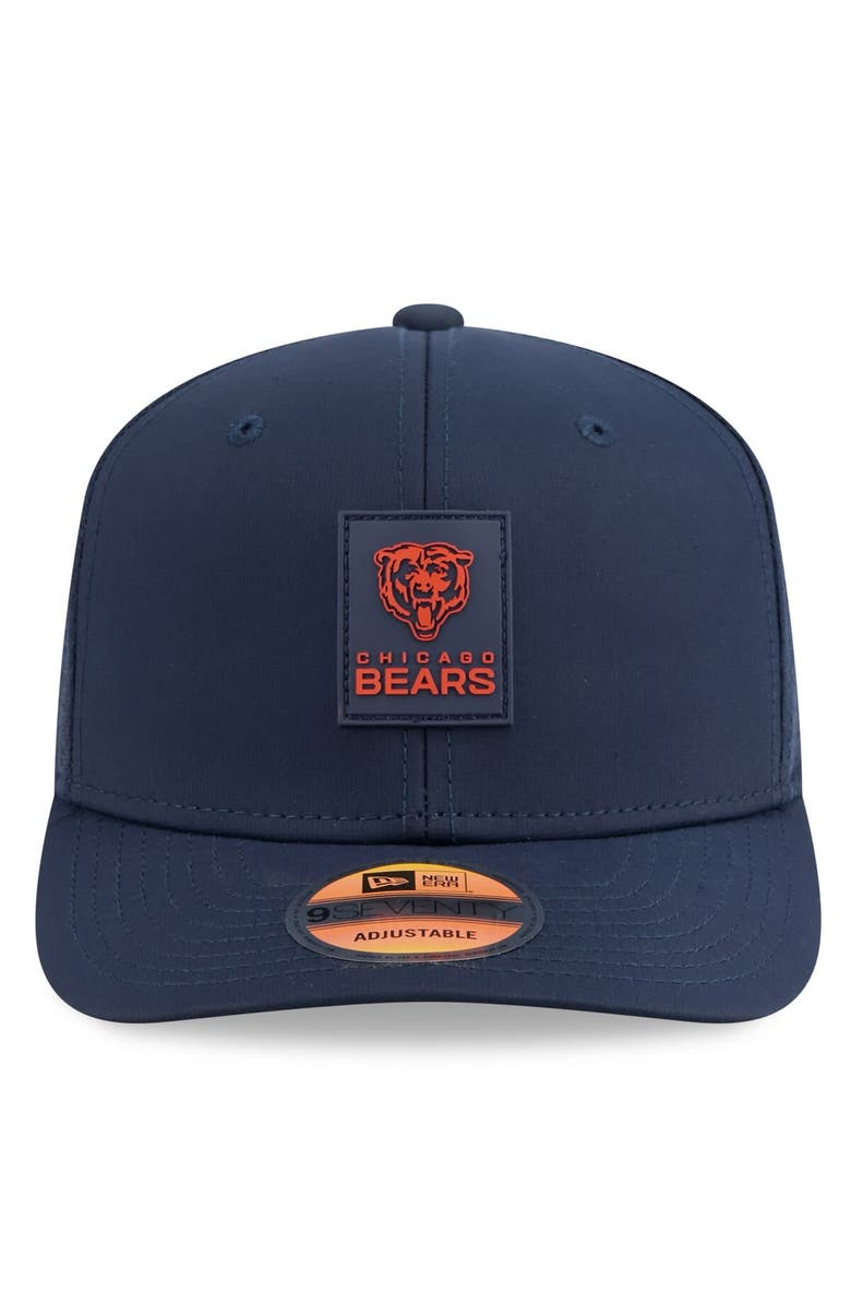 New Era Men's New Era Navy Chicago Bears 2025 Sideline 9SEVENTY Trucker Adjustable Hat, Alternate, color, Navy