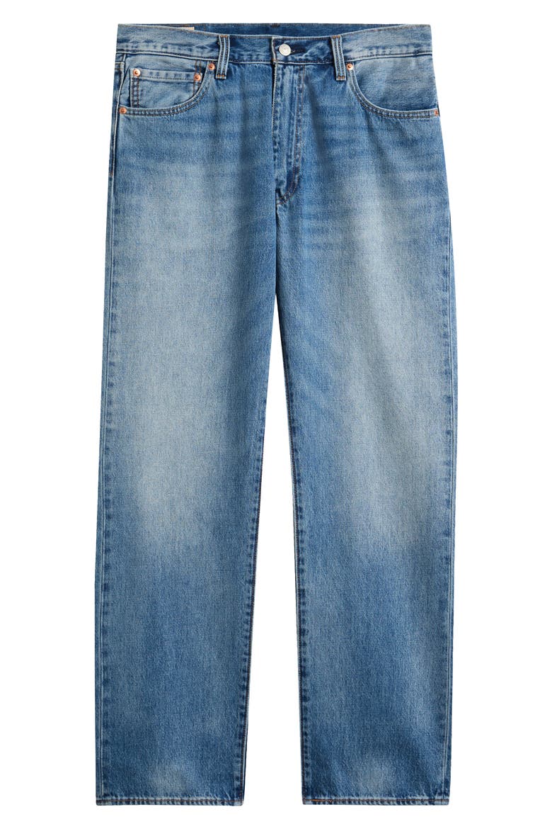 555™ Relaxed Straight Jeans, Alternate, color, INDIGO CHAMPION