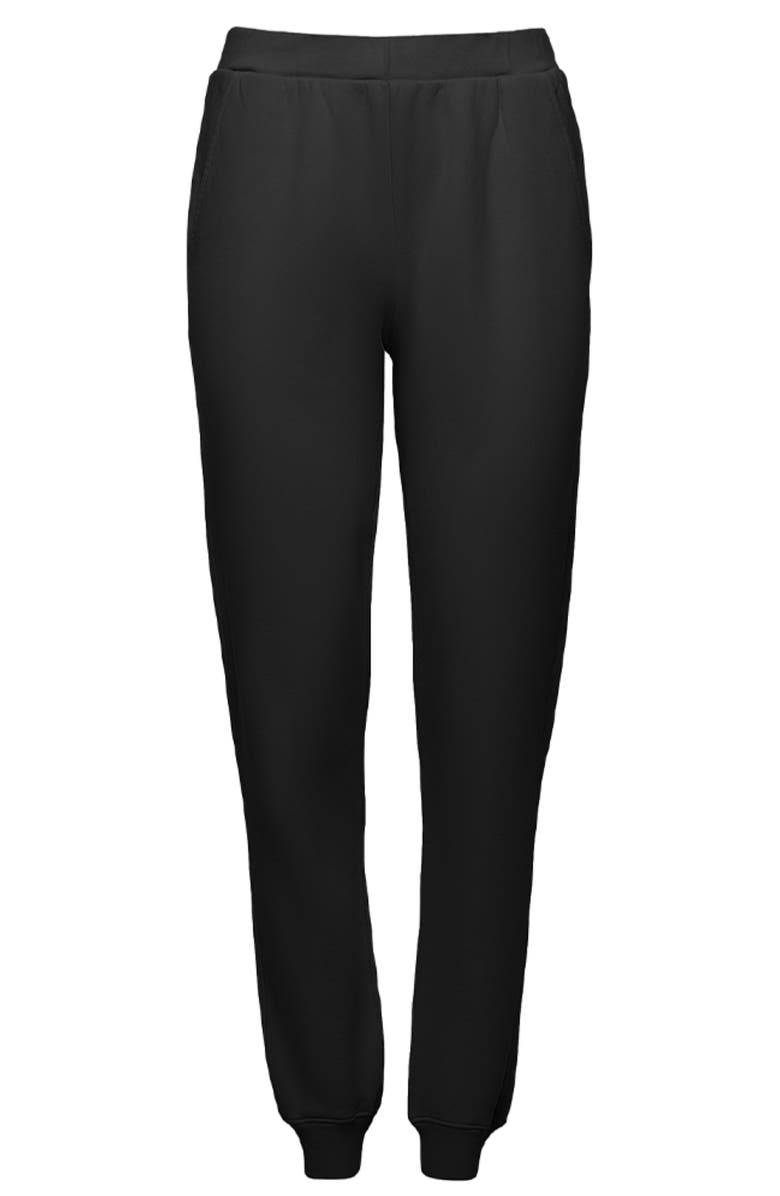 Ocio Men's Organic Cotton Teddy Everywhere Jogger, Alternate, color, Black