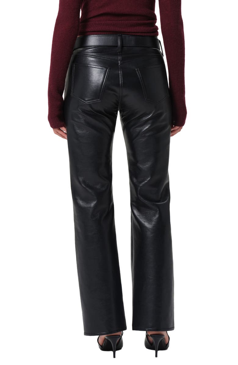 Citizens of Humanity Genova Coated Low Rise Bootcut Jeans, Alternate, color, Black