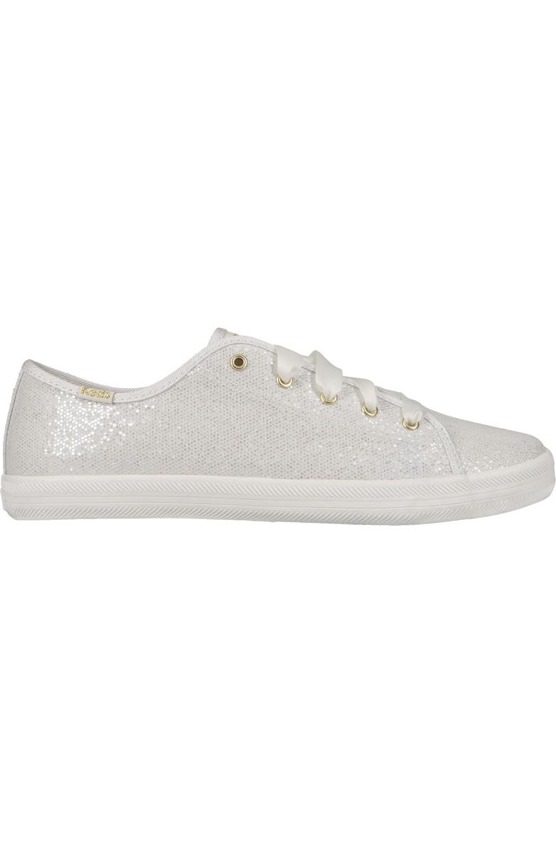 Keds<sup>®</sup> Kids' Kickstart Celebrations Sneaker, Alternate, color, Ivory Sparkle