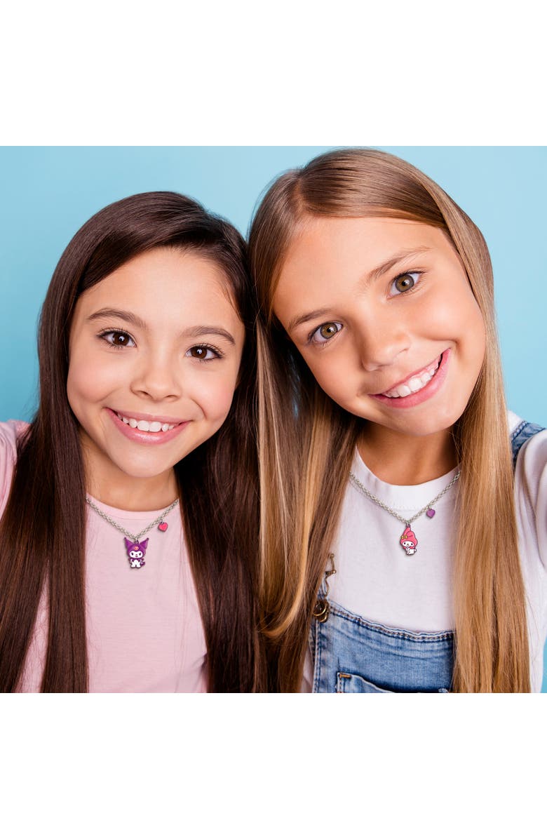 Hello Kitty Kuromi and My Melody Necklace Set, Alternate, color, Silver, Miscallaneous