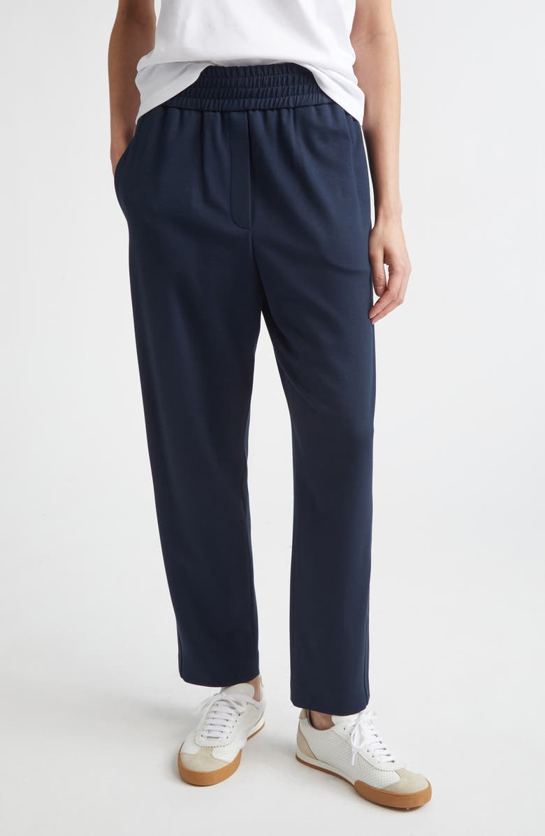 Eleventy Elastic Waist Knit Pants, Main, color, 11 Blue