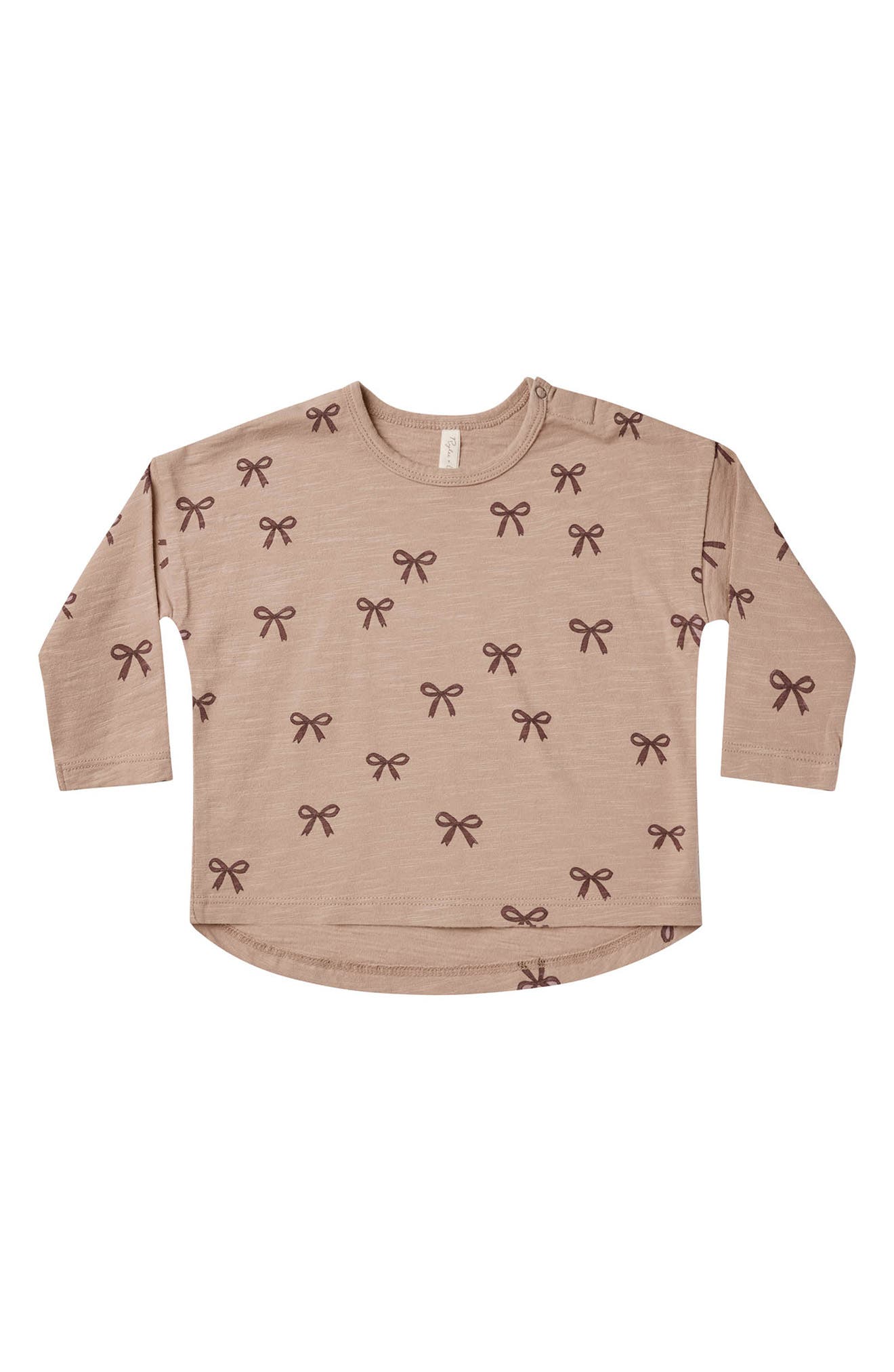 Rylee + Cru Bow Print Long Sleeve Tee | Nordstromrack