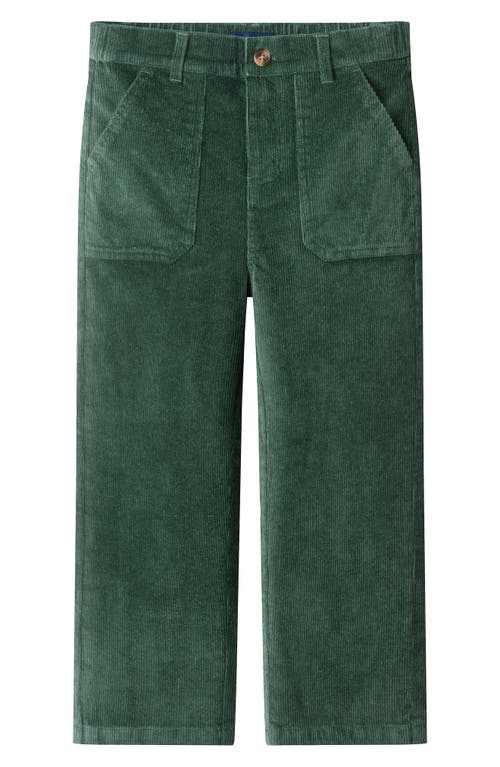 Andy & Evan Kids' Wide Leg Corduroy Pants In Green