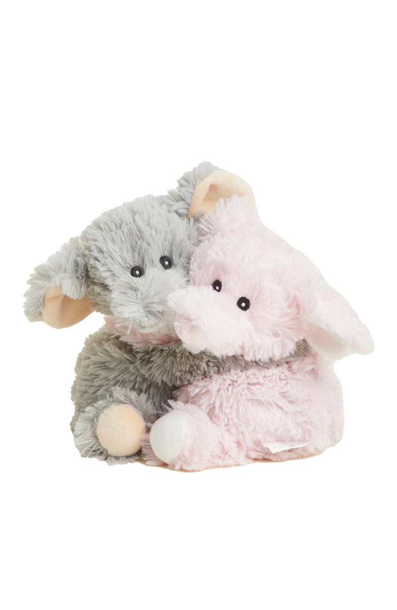 Warmies Elephant Hugs Plush Toy, Main, color, Pink/Grey