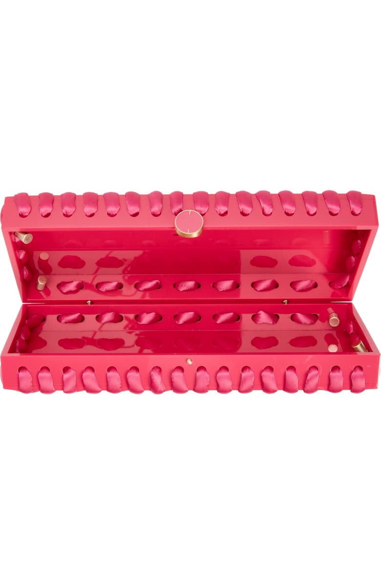 Cult Gaia Jasie Woven Box Clutch, Alternate, color,