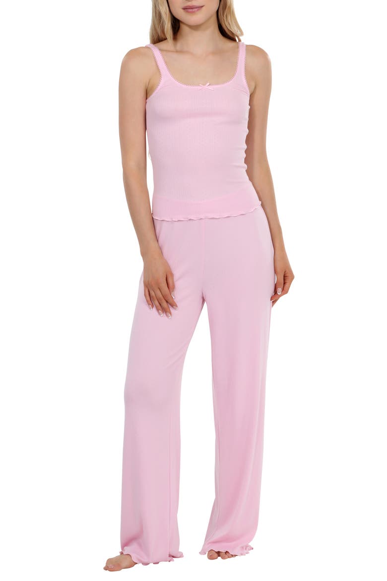 Blissful Pointelle Pajamas, Main, color, TULLE