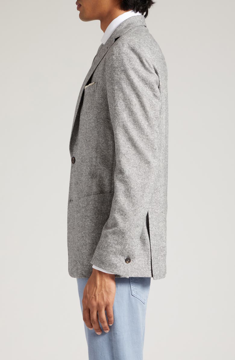 Eleventy Deconstructed Wool & Silk Blend Sport Coat, Alternate, color, 