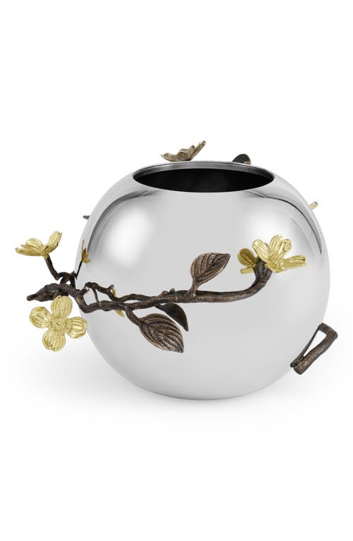 Michael Aram Dogwood Rose Bowl Vase In Silver