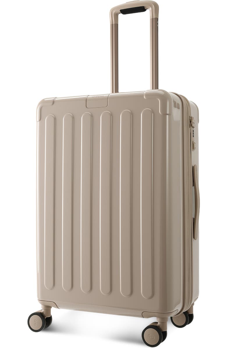 Hedgren Nostos Glossy Medium Spinner Suitcase, Alternate, color, Sahara