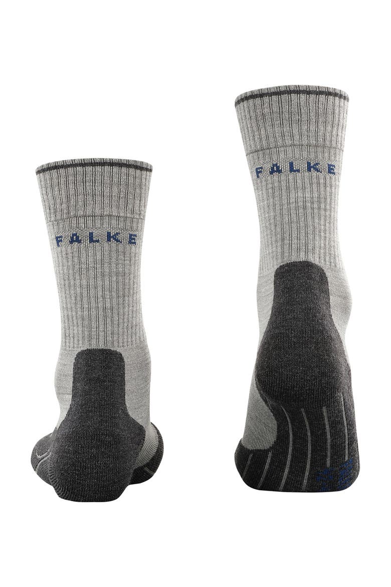TK2 Explore Wool Silk Hiking Socks, Alternate, color, Light Grey