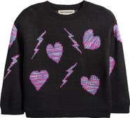 Cotton Emporium Kids' Electric Heart Sweater
