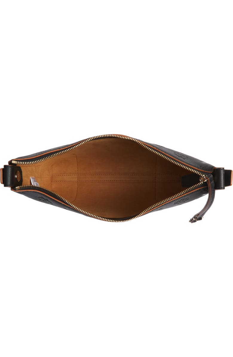 MCM Medium Klara Visetos Leather Shoulder Bag, Alternate, color,