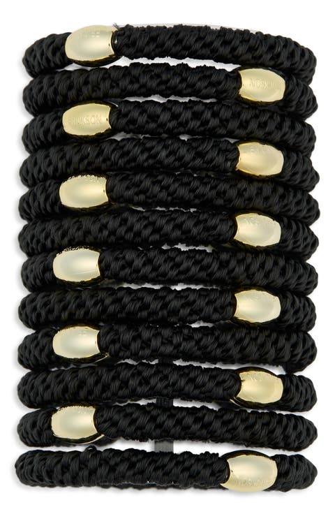 Pony Pouch Set of 12 Assorted Grab & Go Ponytail Holders