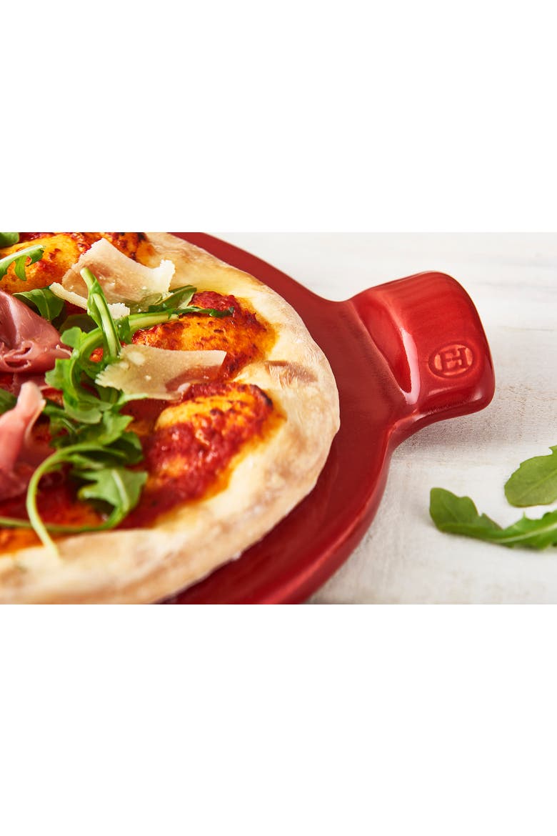 Made In France Flame Individual Pizza Stone, 10", Set of 2, Figue, Alternate, color, Figue