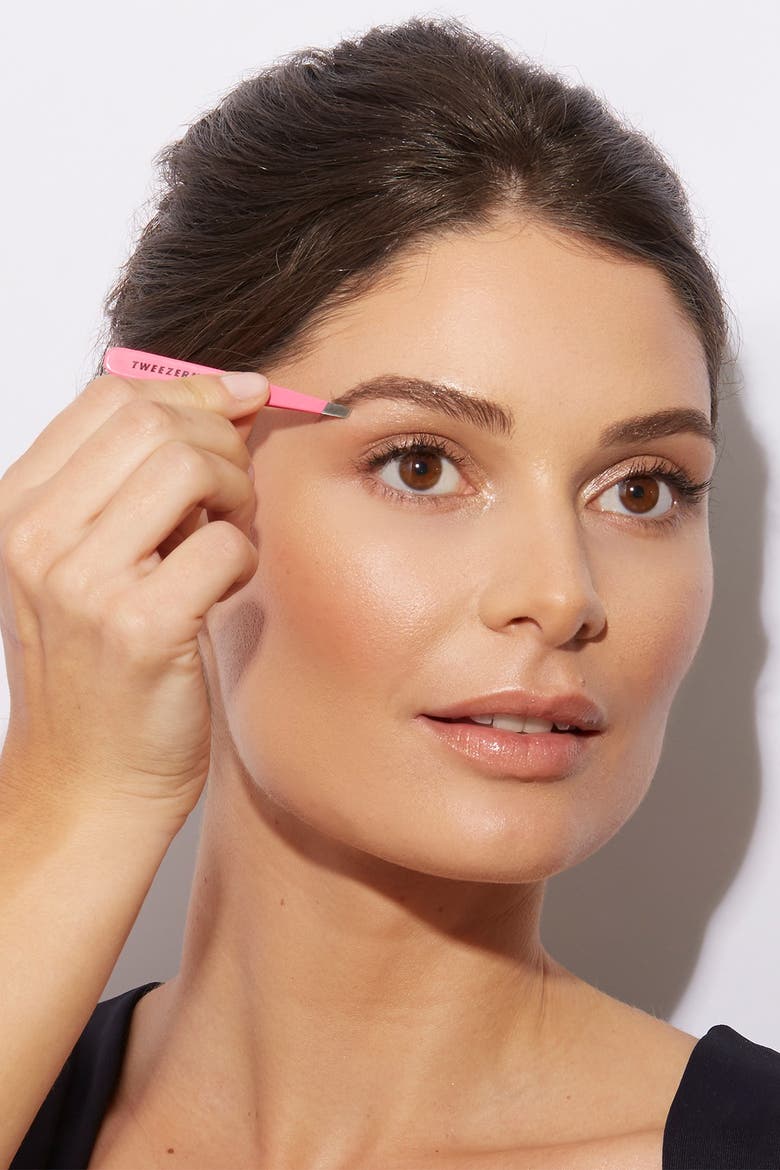 Mini Slant Tweezers, Alternate, color, MULTI