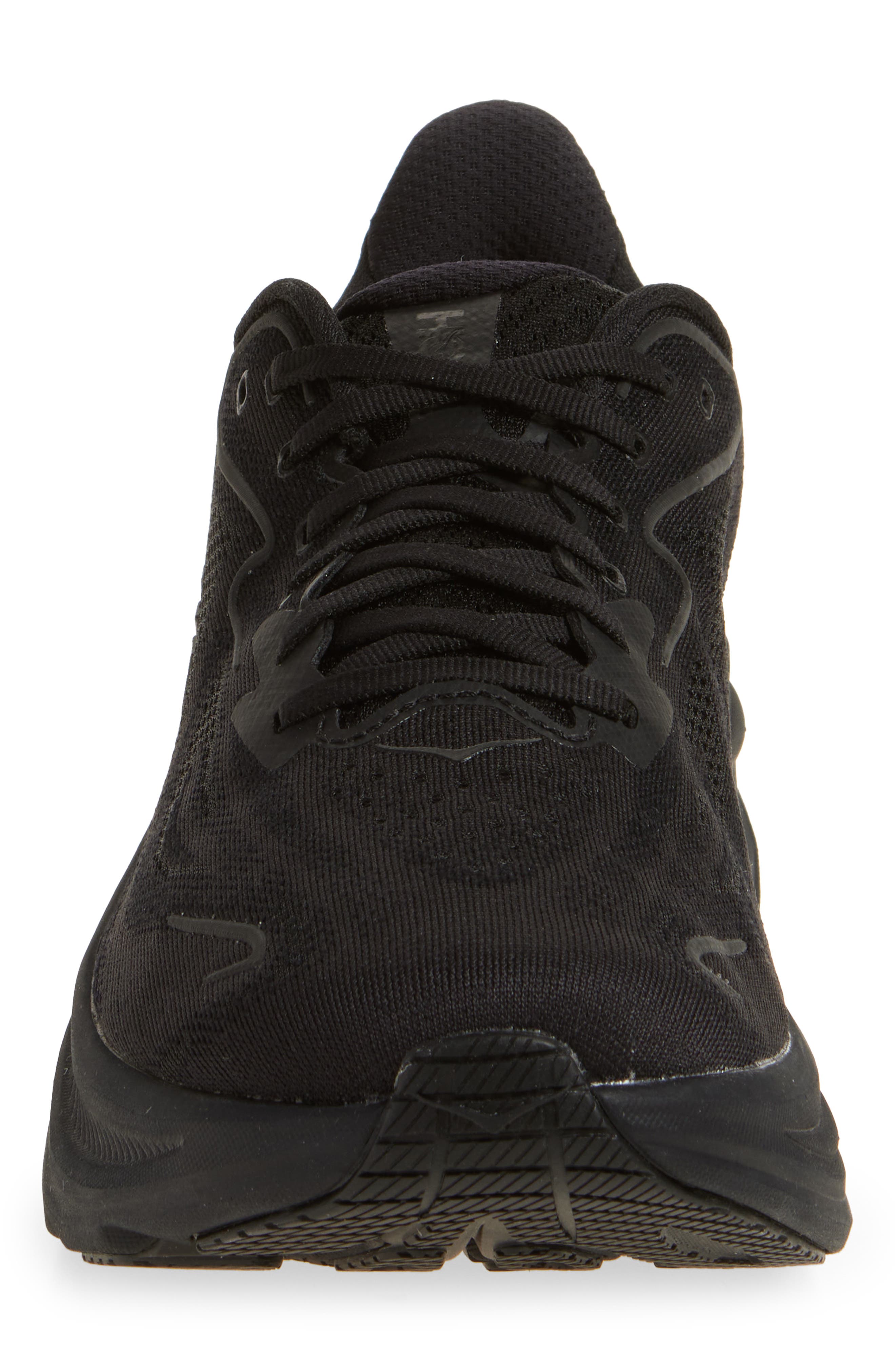 Clifton 10 Running Shoe - Wide Width Available, Alternate, color, BLACK / BLACK