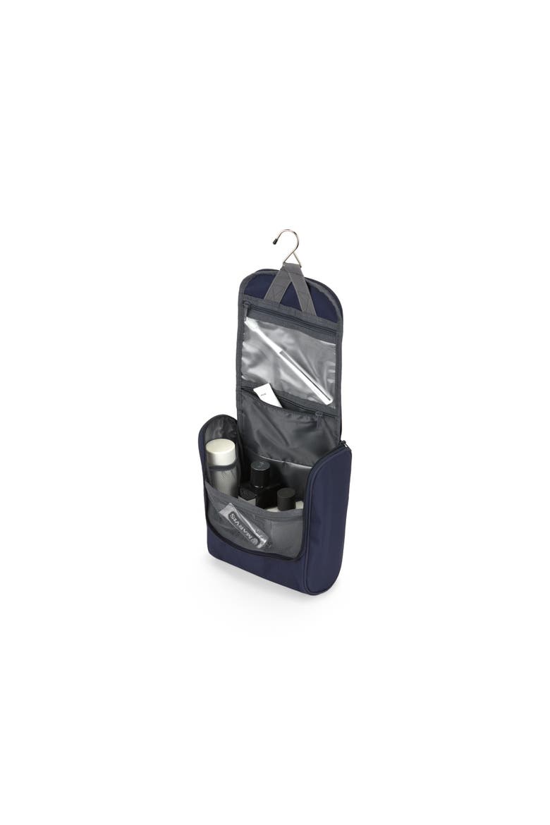 Uptown Essentials Hanging Toiletry Bag, Alternate, color, Navy